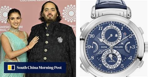 patek philippe ambani son|anant mukesh ambani.